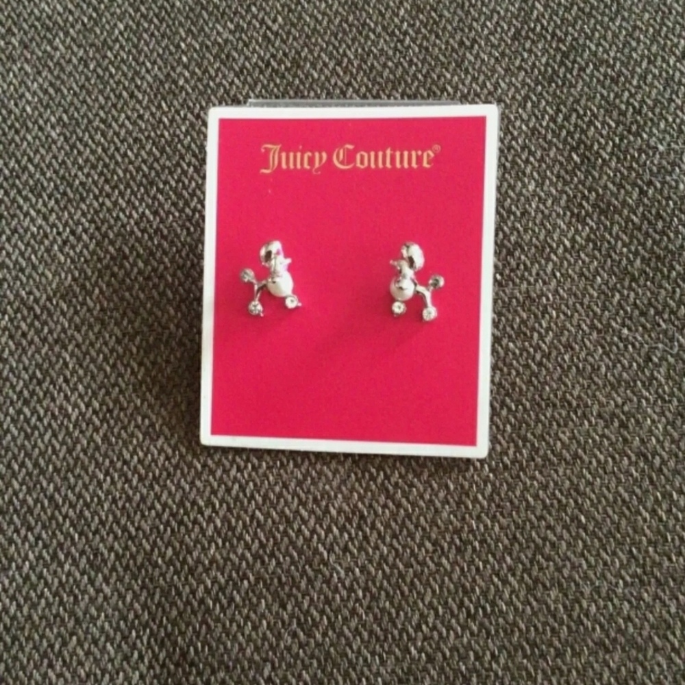 Juicy Couture Poodle Earrings